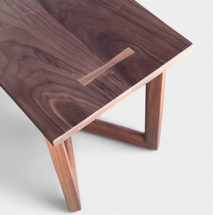 Walnut Earl wolf bench 