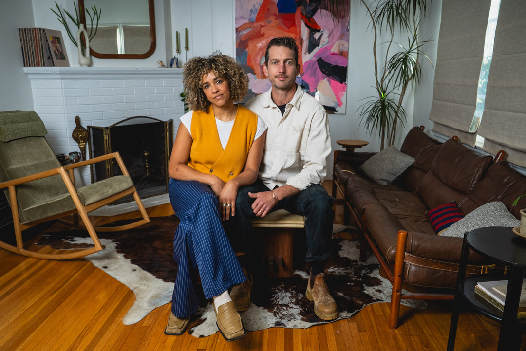 Chris and Amber Earl at their Residence in Los Angeles, California.