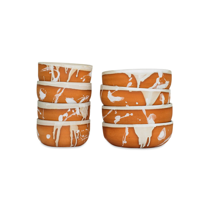 Terra Cotta hand made hand thrown ceramic bowls. Cereal, grain bowl, pasta bowl, best dish for every meal!