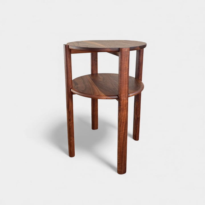 EARL LAMEL SIDE TABLE BEDSIDE TABLE NIGHTSTAND. Available in walnut, maple, white oak, ebonized oak, any paint or Pantone color match.