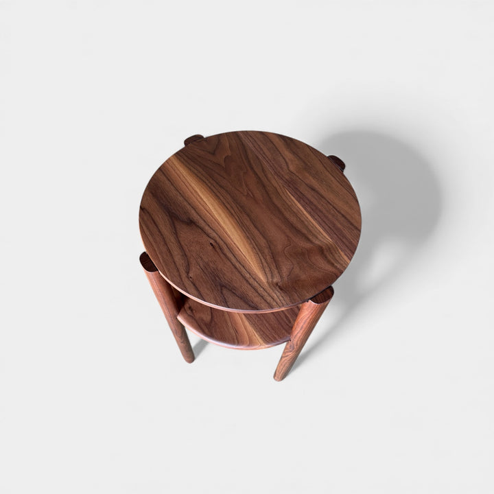 EARL LAMEL SIDE TABLE BEDSIDE TABLE NIGHTSTAND. Available in walnut, maple, white oak, ebonized oak, any paint or Pantone color match.