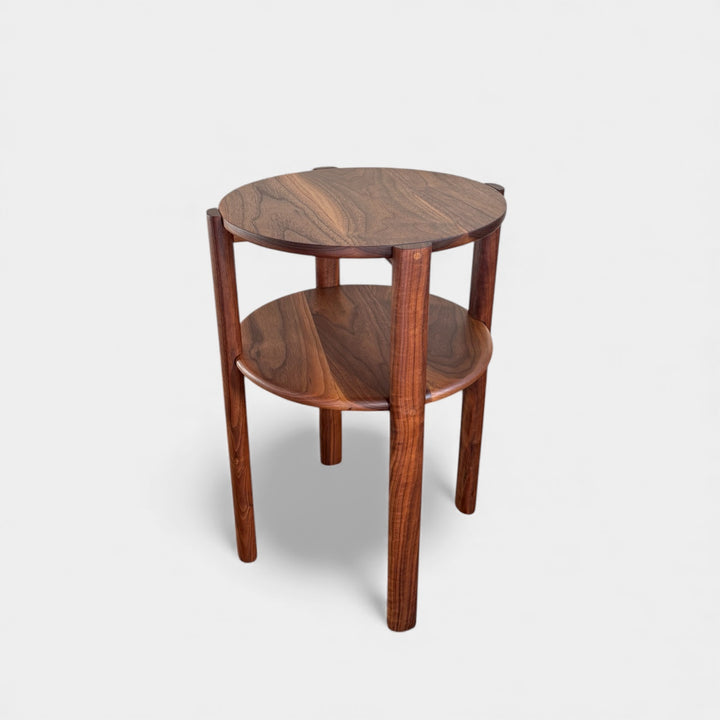 EARL LAMEL SIDE TABLE BEDSIDE TABLE NIGHTSTAND. Available in walnut, maple, white oak, ebonized oak, any paint or Pantone color match.